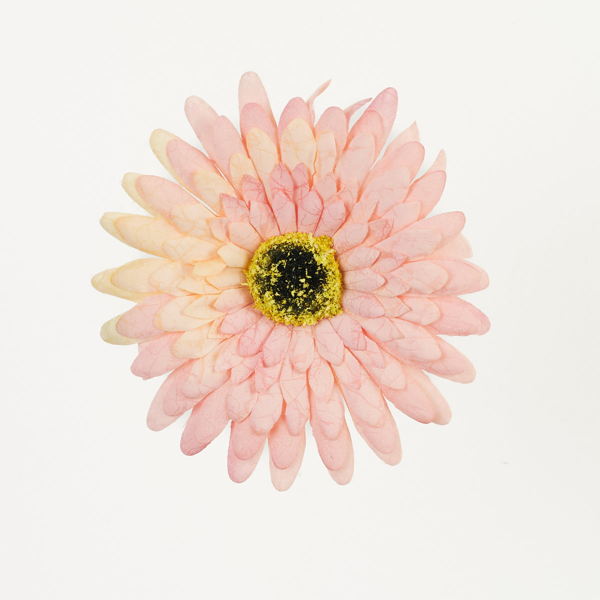 Korallinvärinen tekogerberan kukkapää, 12 cm