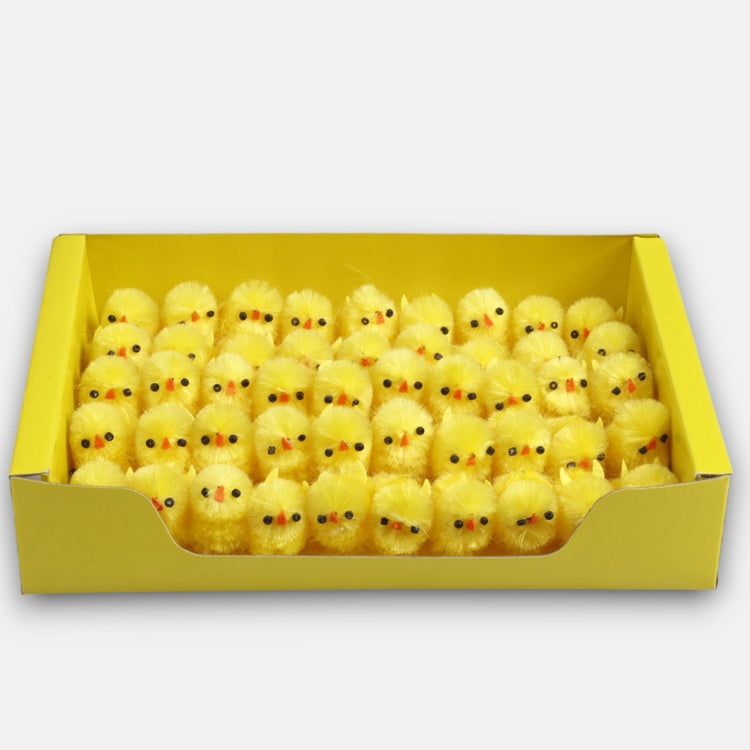 Pääsiäinen kana x 48 kpl Keltainen - Tekokukat.fi