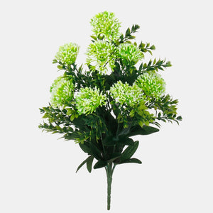 Vaaleanvihreä/valkoinen