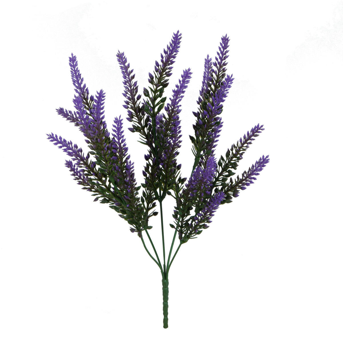 Laventelinvärinen tekolaventelin kimppu, 35 cm