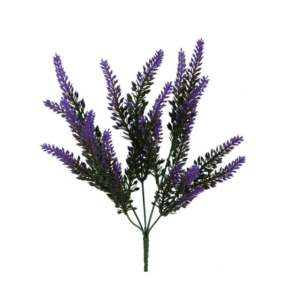 Laventelinvärinen tekolaventelin kimppu, 35 cm