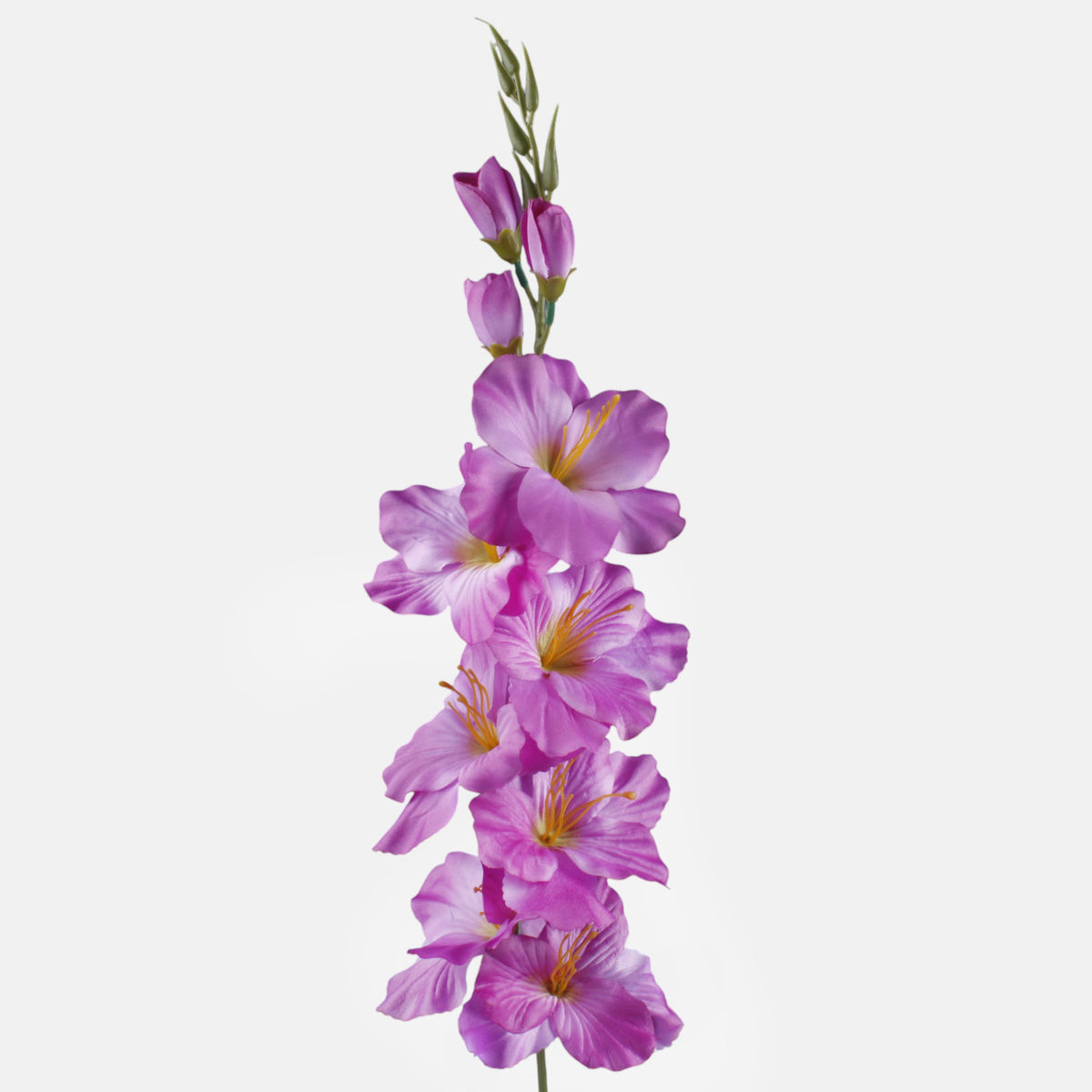 Liila gladiolus – tekokukka, satiini, 78 cm