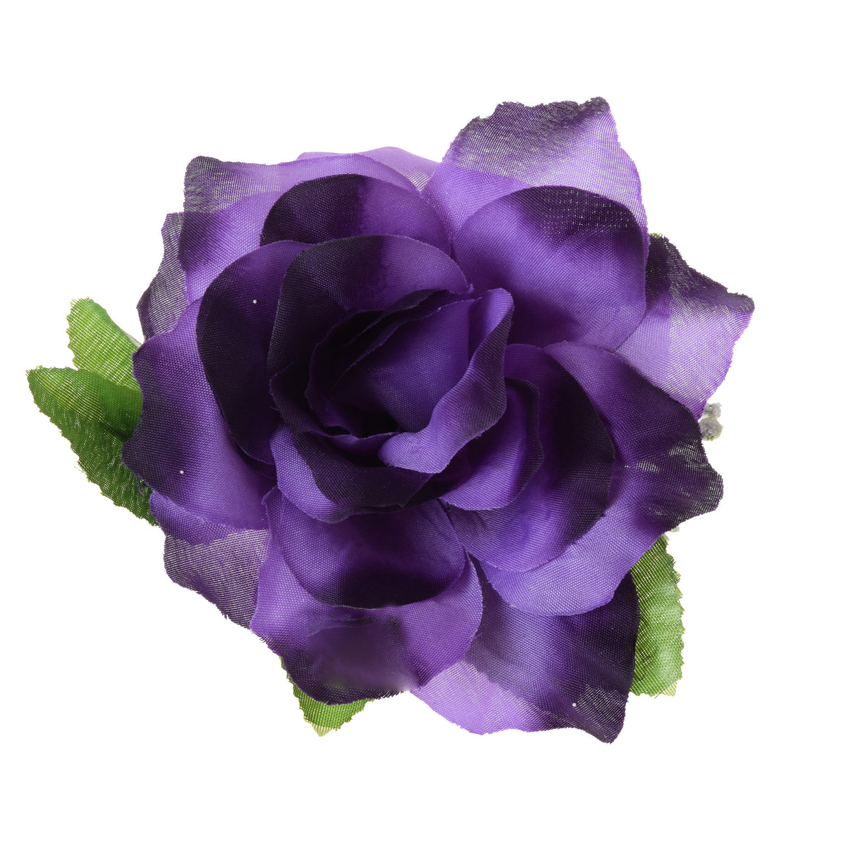 Liila tekoruusun kukkapää, 12cm