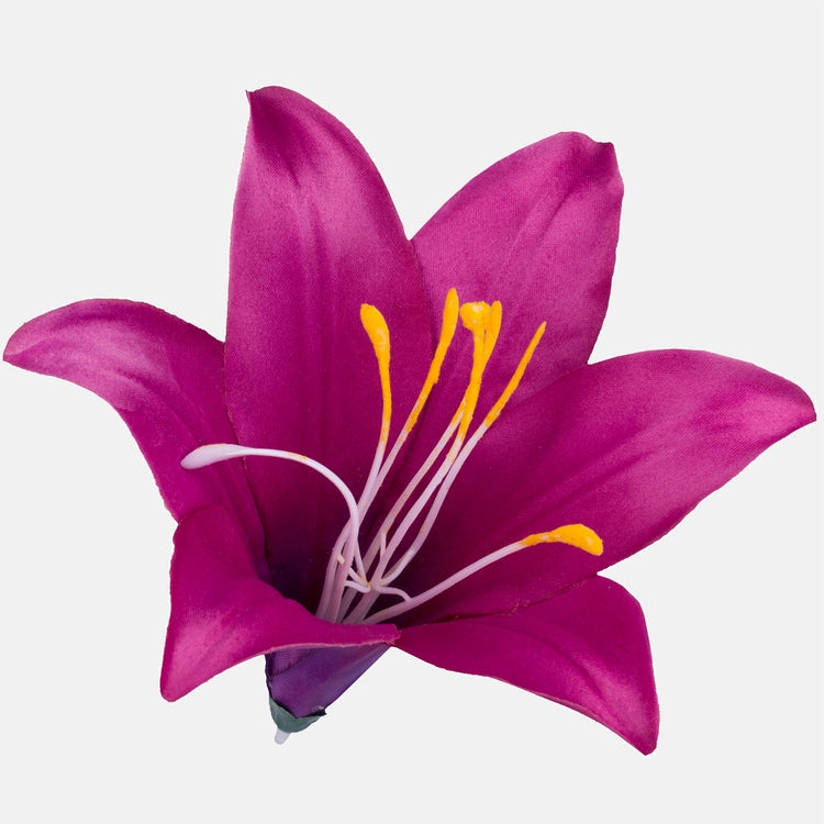 Satiini lilja Dk. Burgundia - Tekokukat.fi