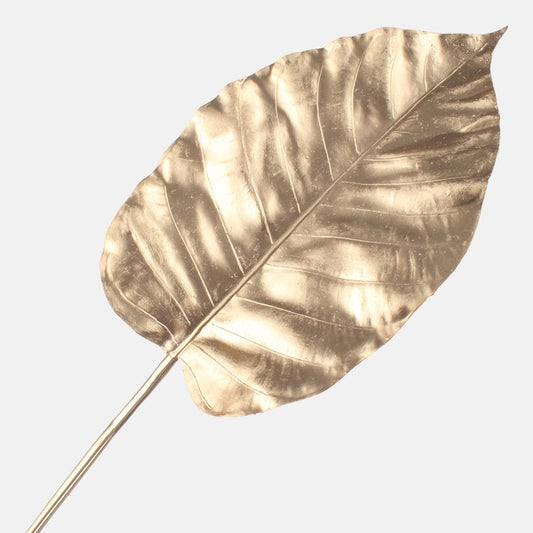 Metallinen hostan lehti kulta - Tekokukat.fi