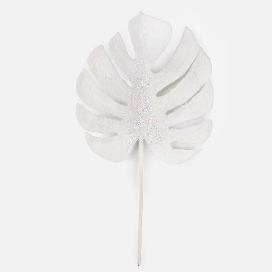 Lumen peittämä monsteranlehti valkoinen - Tekokukat.fi