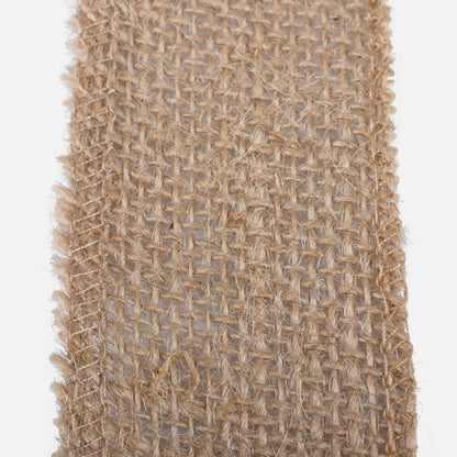 Luonnonväri koristenauha, juutti, 5 cm