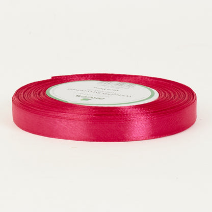 Magenta koristenauha, satiini, 12 mm