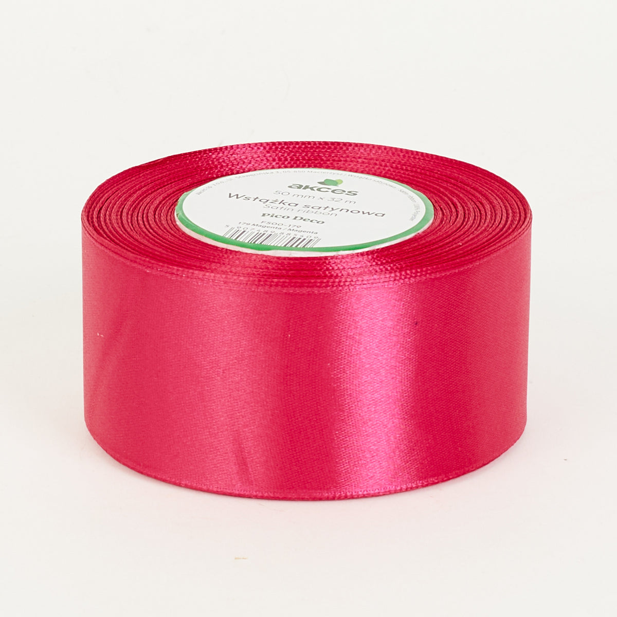 Magenta koristenauha, satiini, 50 mm
