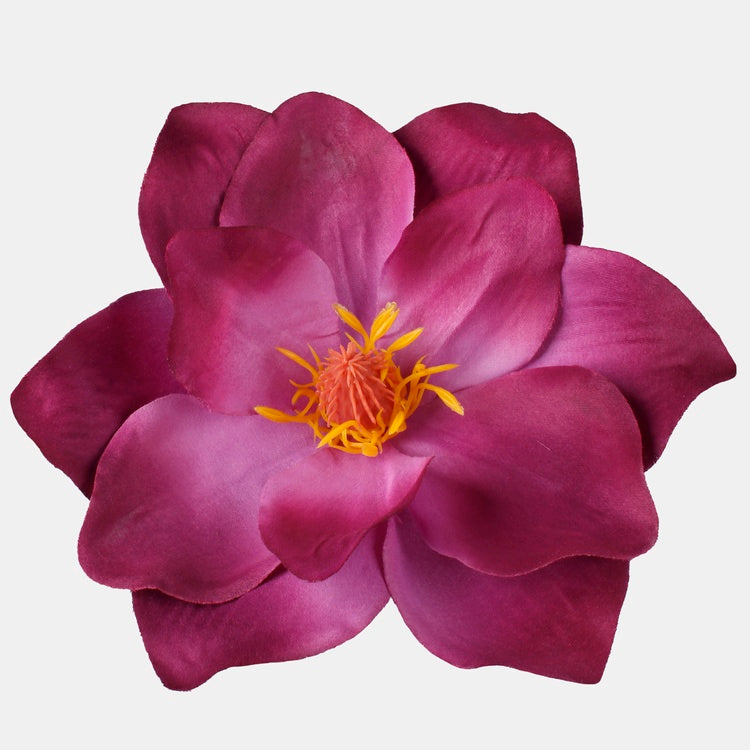 Weinrote Magnolie Kunstblume Kopf Ø17 cm