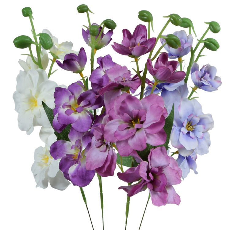 Salkoruusu tekokukka satunnainen väri 2 - Tekokukat.fi