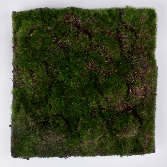 Keinotekoinen sammal 20 x 20 cm Vihreä - Tekokukat.fi