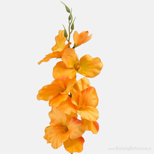 Gladiolus satiini tekokukka oranssi - Tekokukat.fi