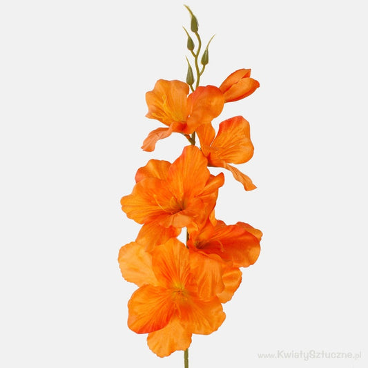 Gladiolus satiini tekokukka dk. oranssi - Tekokukat.fi