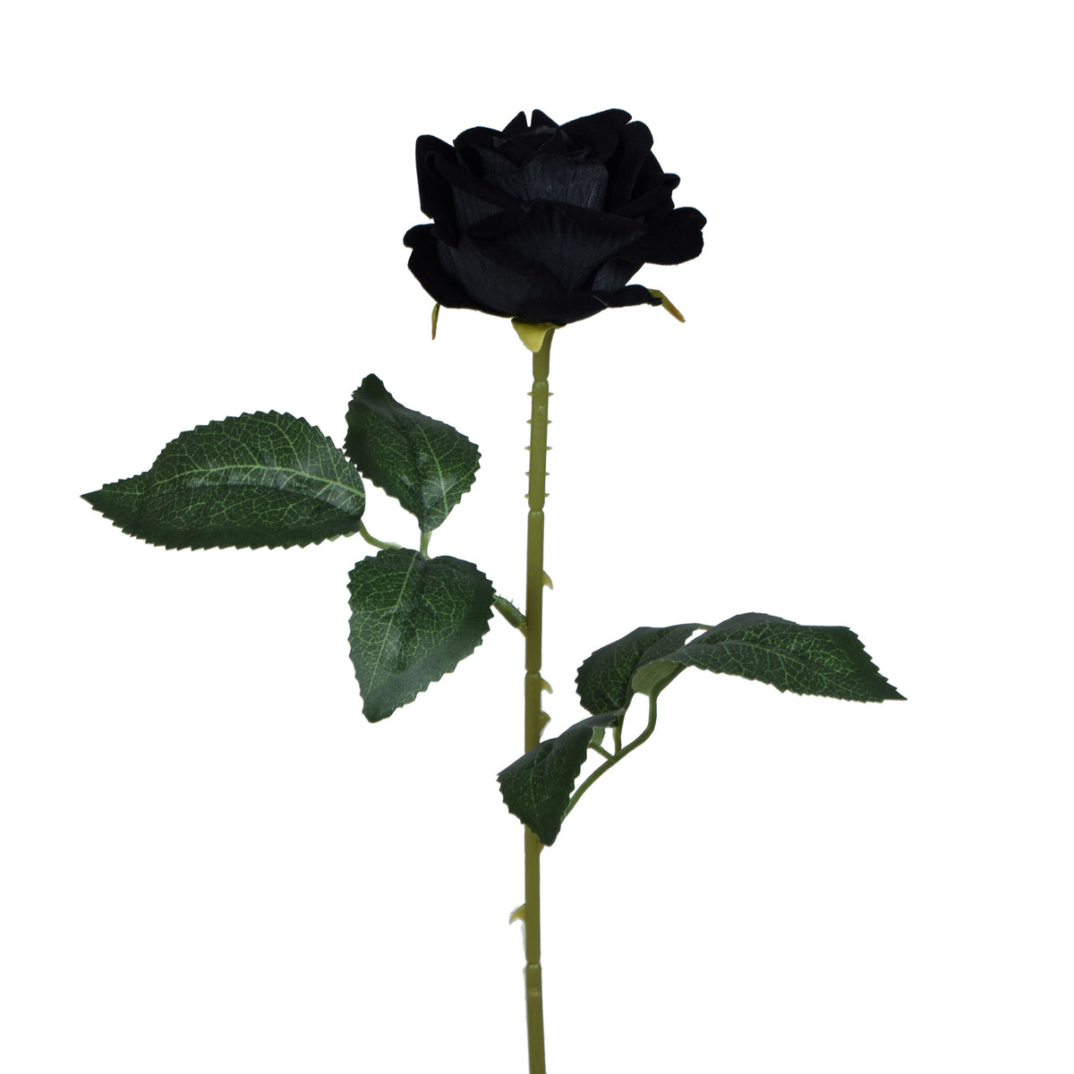 Musta tekoruusun kukkavarsi, sametti, 47 cm