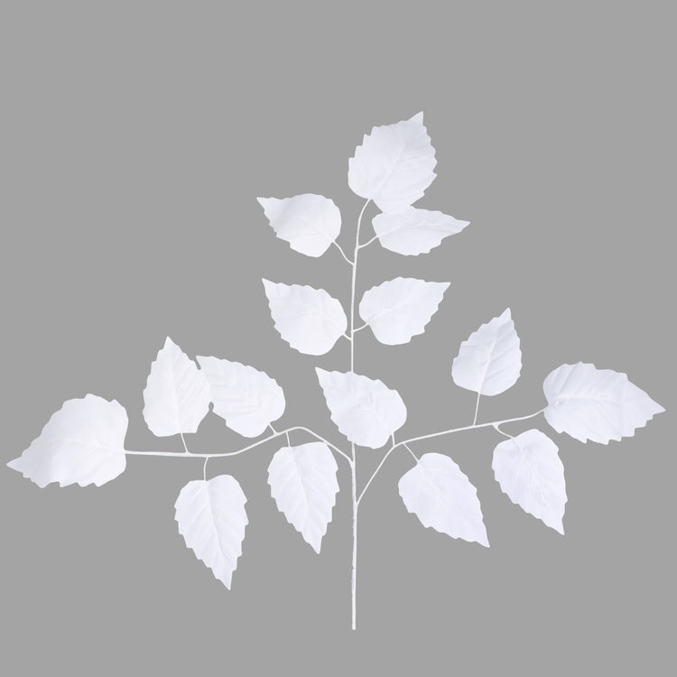 Leppän oksa 3 x 5 Valkoinen - Tekokukat.fi