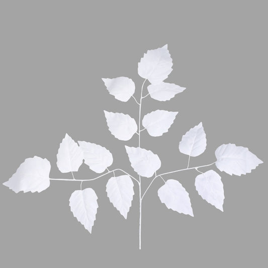 Leppän oksa 3 x 5 Valkoinen - Tekokukat.fi