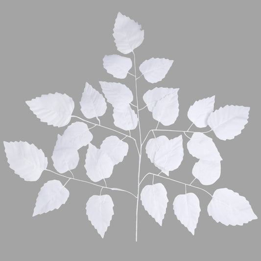 Leppän oksa 5x5 Valkoinen - Tekokukat.fi