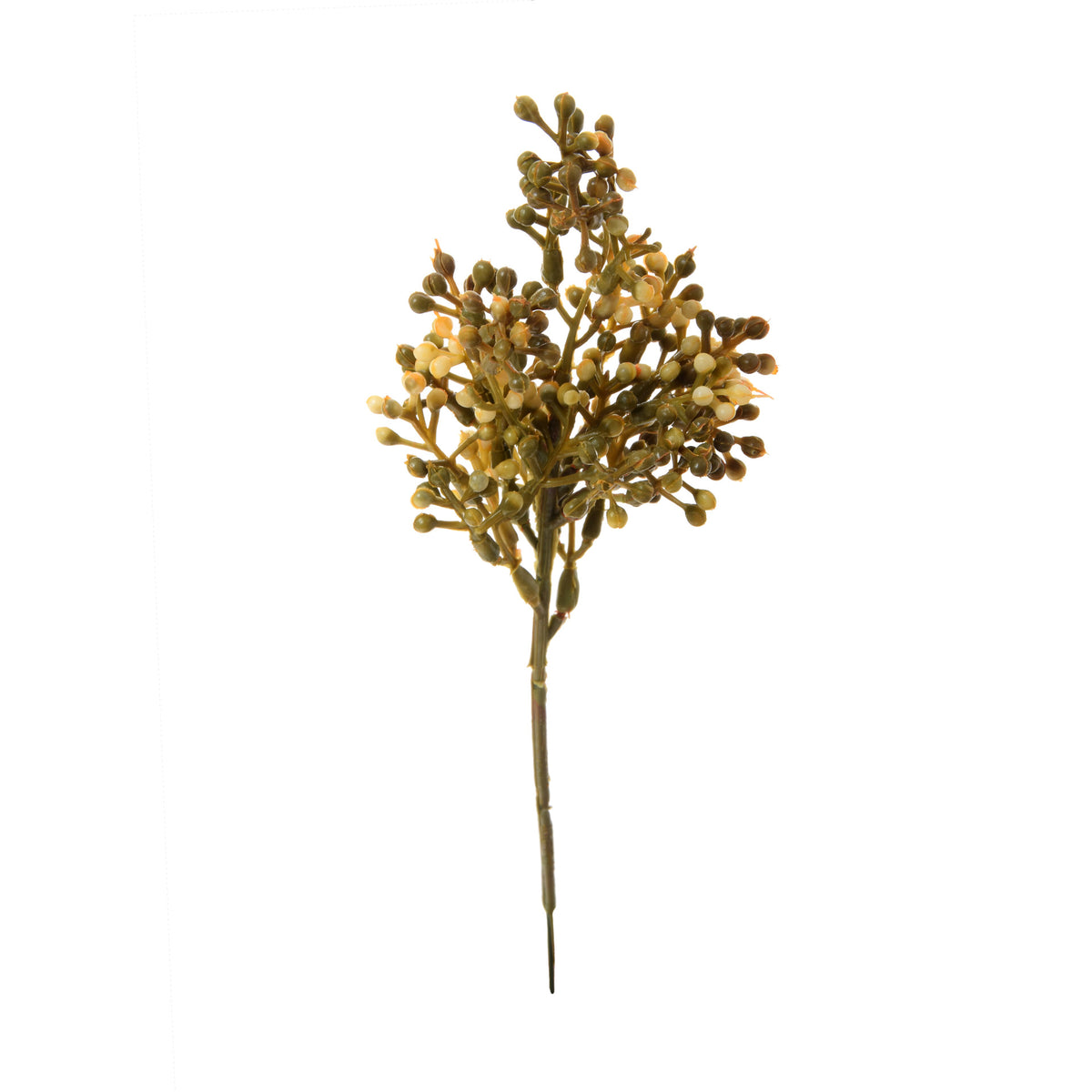 Oliivinvihreä vihreä tekokasvi, 20 cm