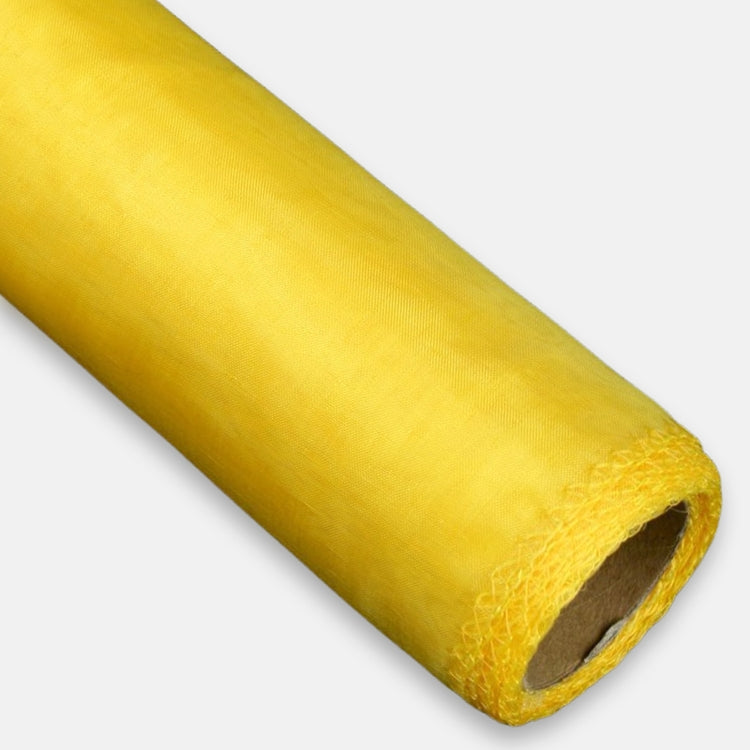 Organza 40 cm/9 yd Keltainen - Tekokukat.fi