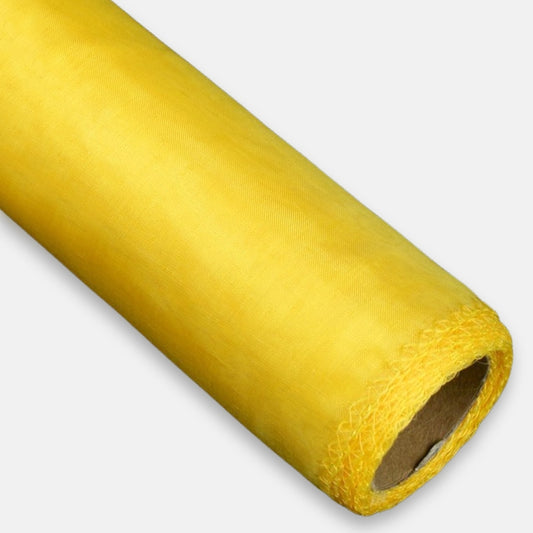 Organza 40 cm/9 yd Keltainen - Tekokukat.fi