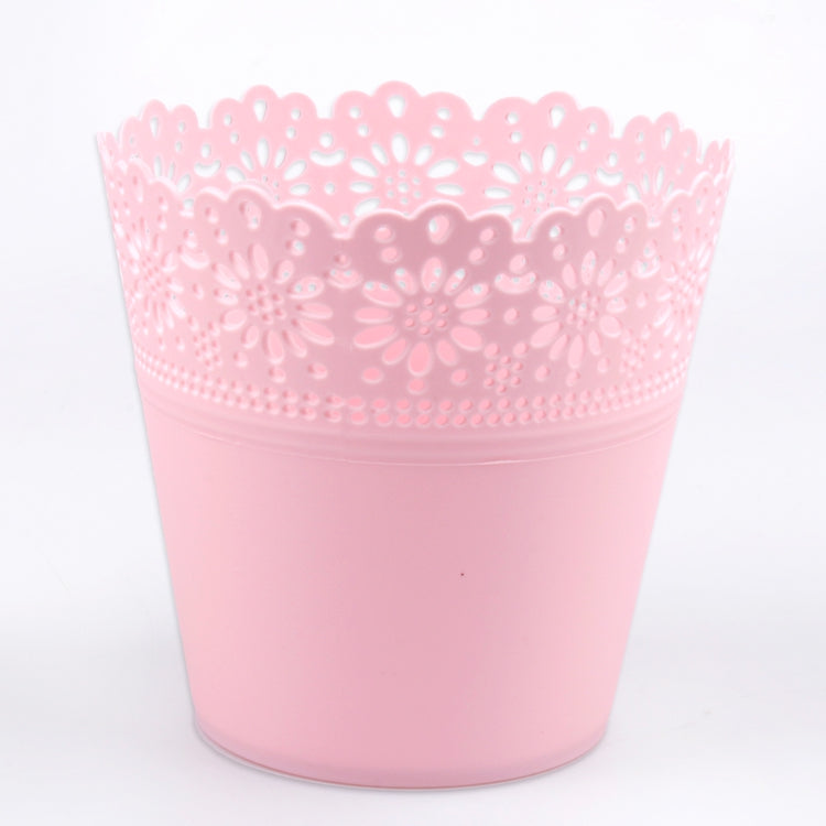 Pieni Karina ruukun kansi Vaaleanpunainen - Tekokukat.fi