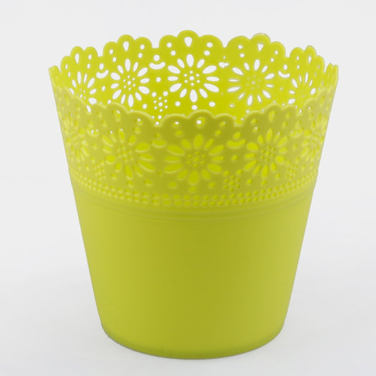 Pieni Karina ruukun kansi Vihreä - Tekokukat.fi