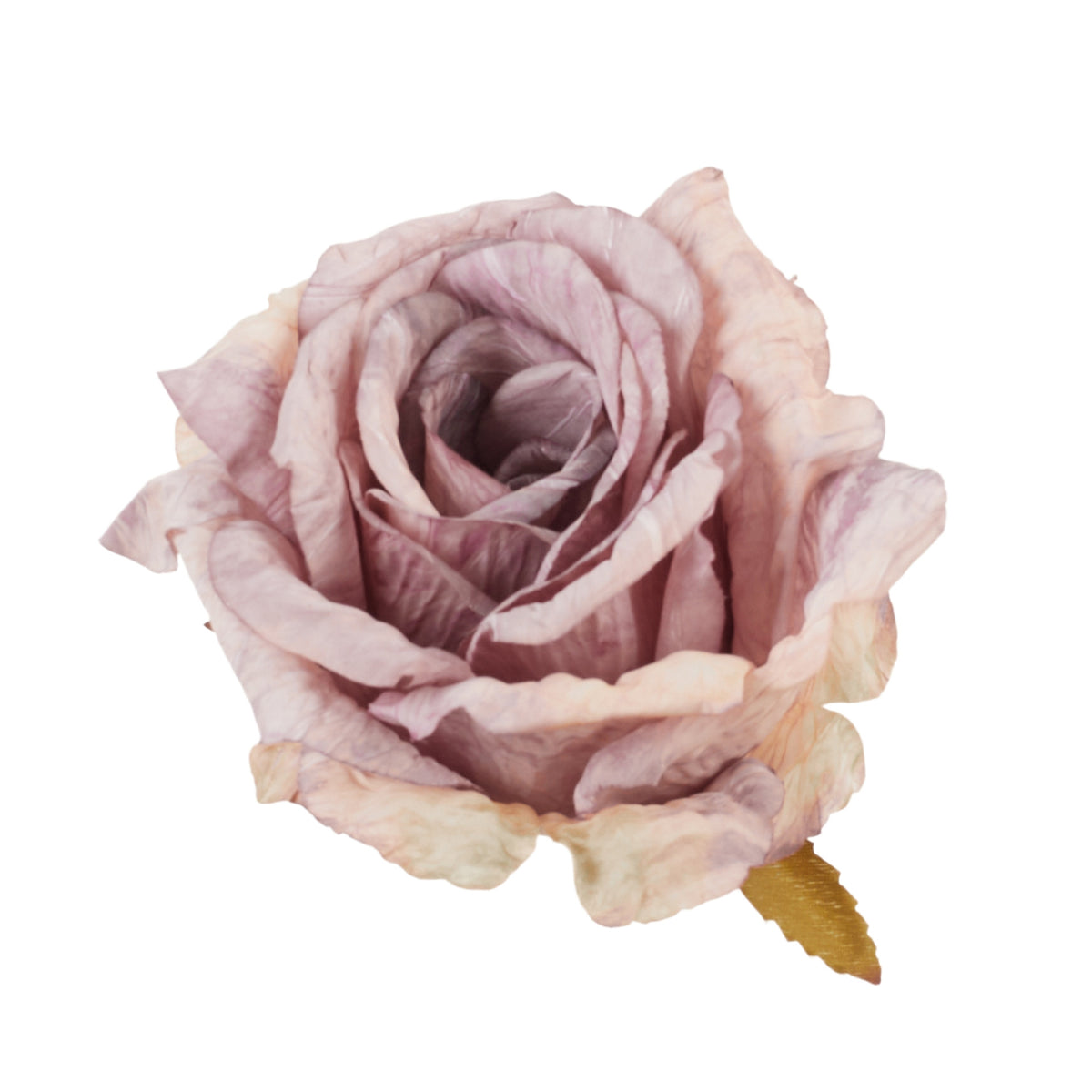 Pastelli violetti tekoruusun kukkapää, 12 cm