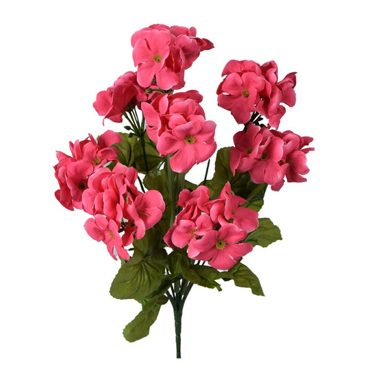 Pelargonia x 9 Vaaleanpunainen - Tekokukat.fi