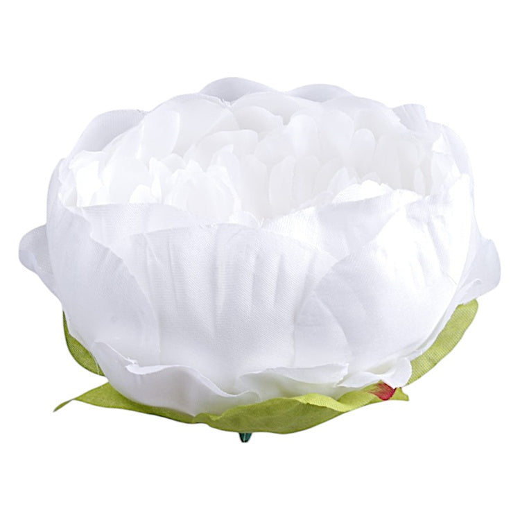 Pionin pää Valkoinen - Tekokukat.fi