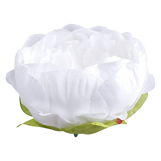 Pionin pää Valkoinen - Tekokukat.fi