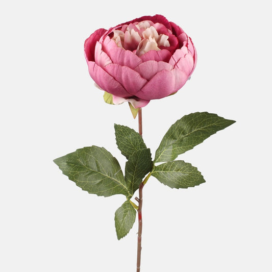 Pioni tekokukka syksyinen mauve - Tekokukat.fi