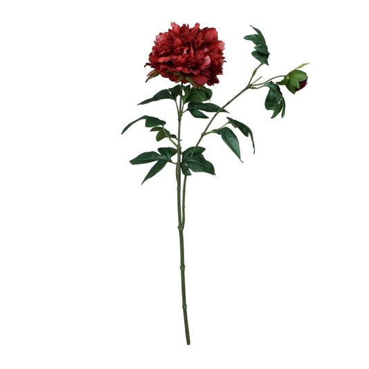 Pioni tekokukka punainen - Tekokukat.fi