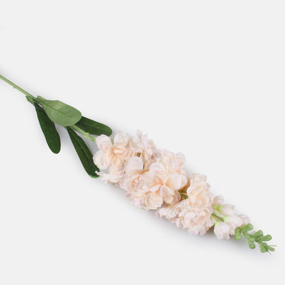 Persikanvärinen ritarinkannus – tekokukka, 86 cm