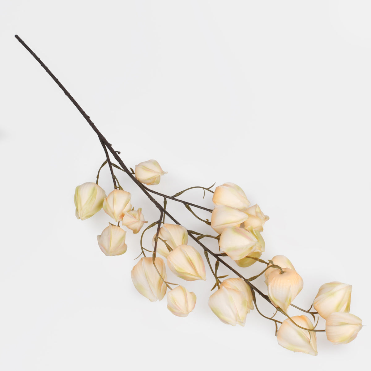 Persikanvärinen tekokukka, 98 cm