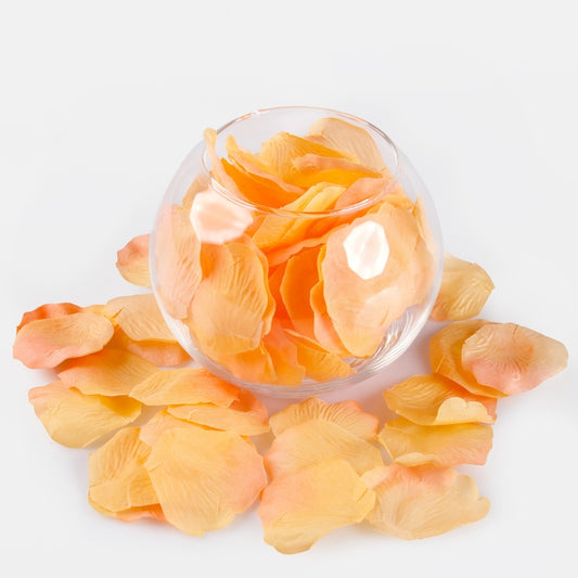 Ruusun terälehtiä x 100 kpl Persikka - Tekokukat.fi