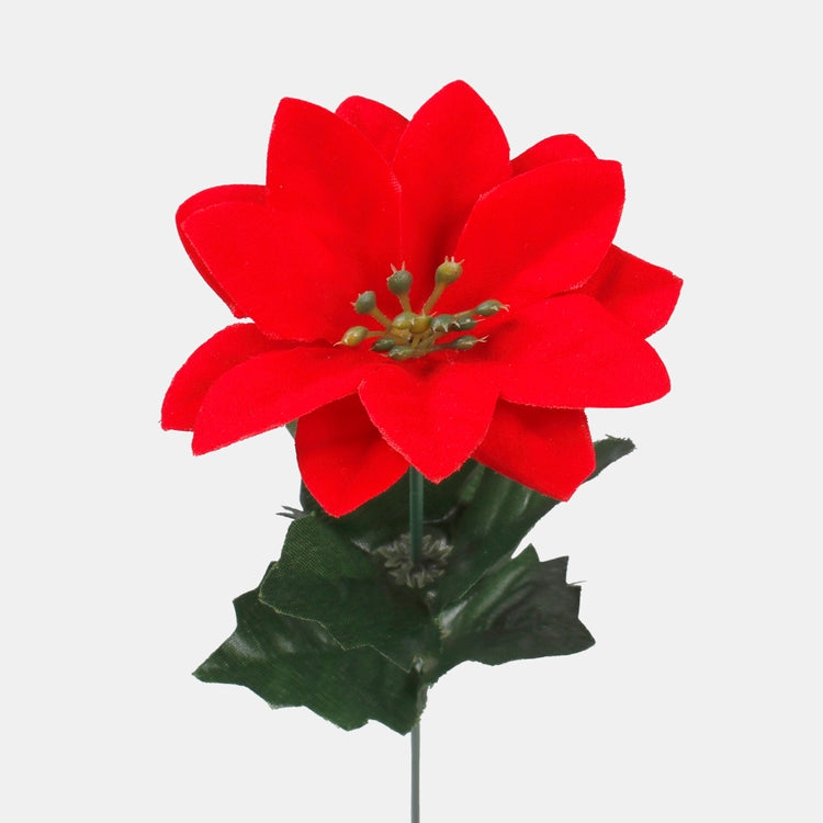Roter Weihnachtsstern Kunstblume 31 cm – Kunstblumen – Tekokukat