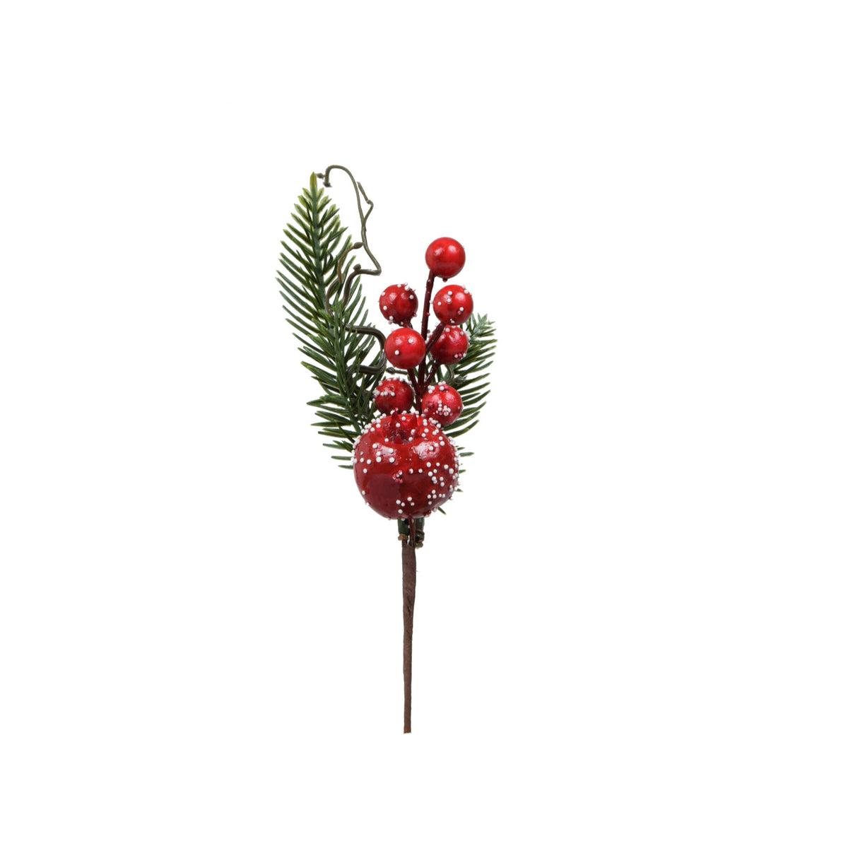 Punainen joulukoriste, 23 cm