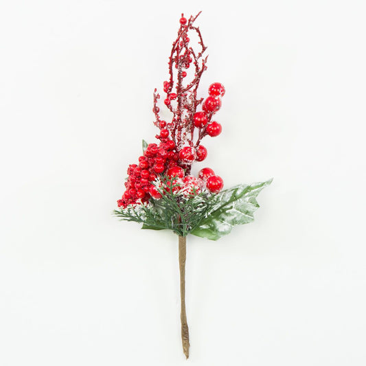 Punainen joulukoriste, 26 cm