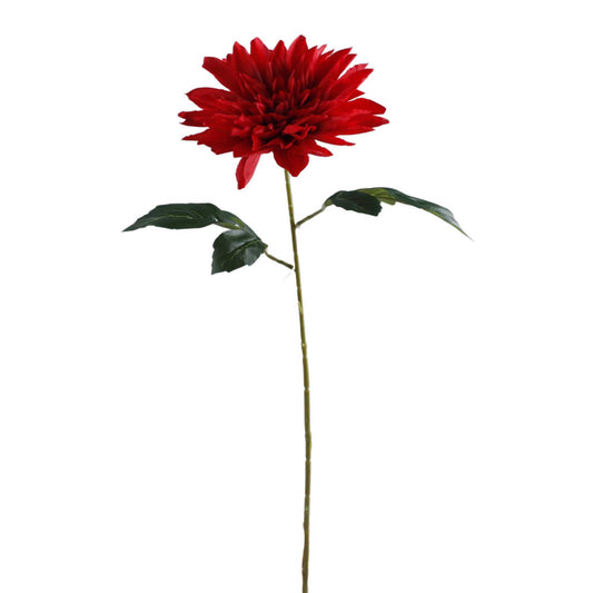 Punainen tekodaalian kukkavarsi, 67 cm