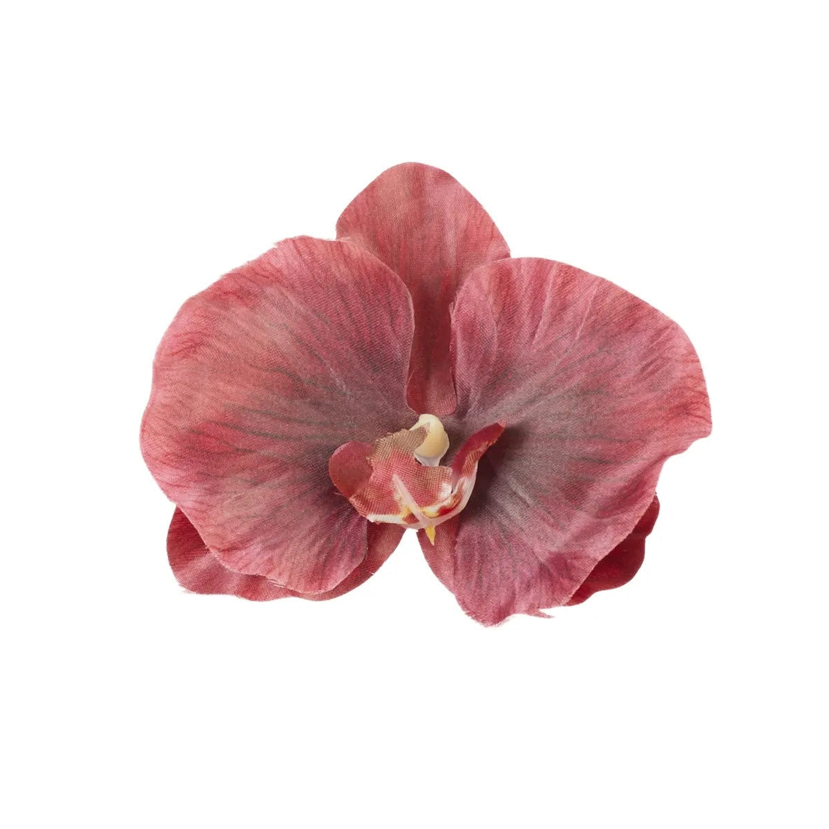 Punainen tekoorkidean kukkapää, 11.5 cm