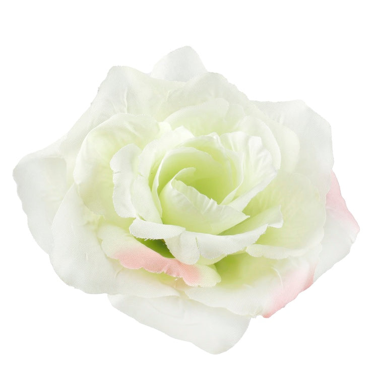 Ranskalainen ruusu Luutnantti Vihreä/Pink Edge - Tekokukat.fi