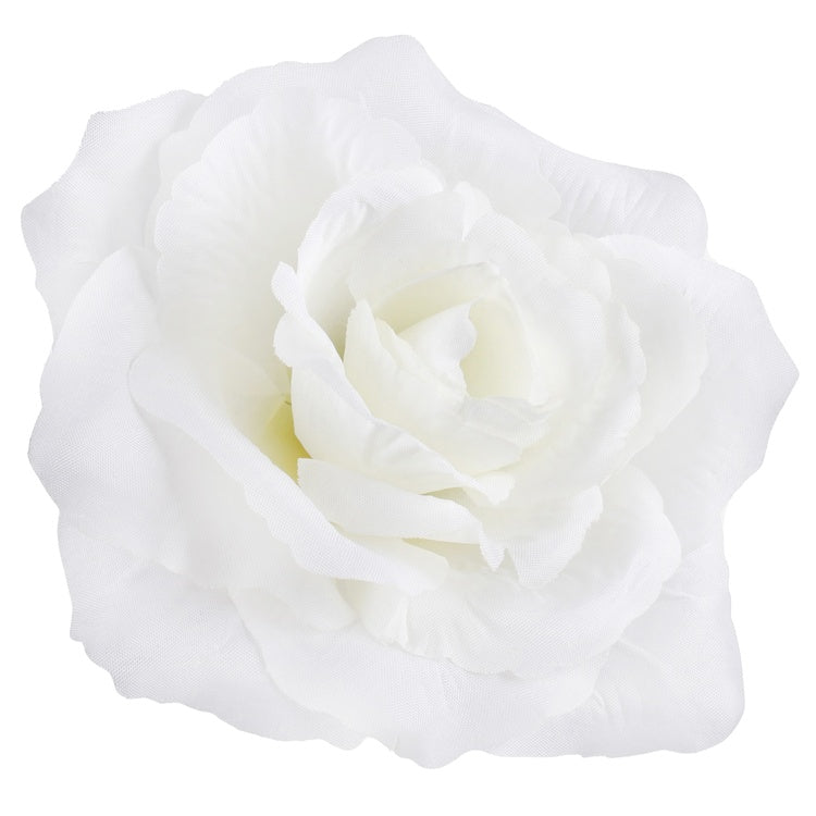 Ranskalainen ruusu Kerma/keltainen - Tekokukat.fi