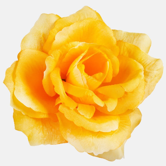 Ranskalainen ruusu Keltainen - Tekokukat.fi