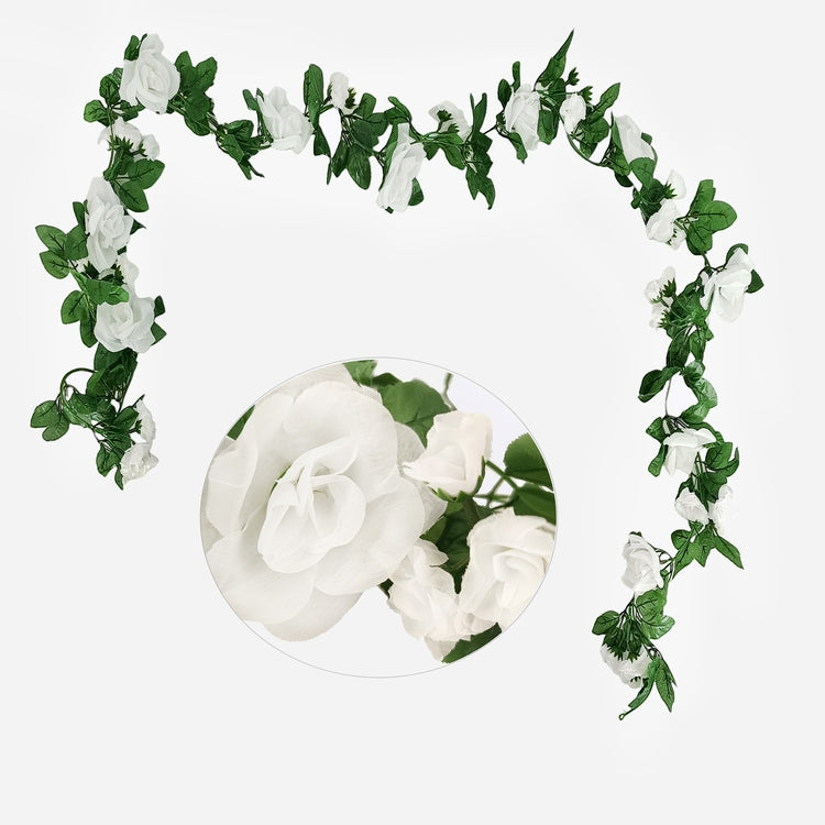 Ruususeppele 2,2 m Puhdas valkoinen - Tekokukat.fi