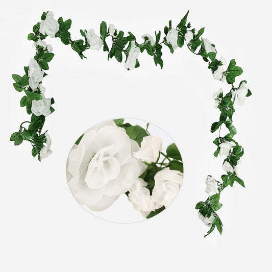 Ruususeppele 2,2 m Puhdas valkoinen - Tekokukat.fi