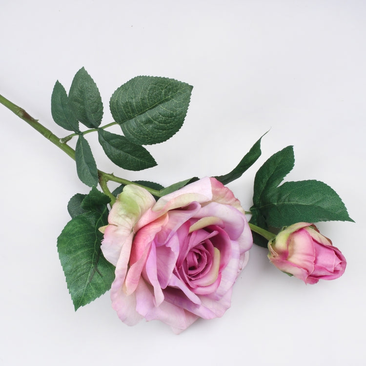 Kuminen ruusu tekokukka liila - Tekokukat.fi