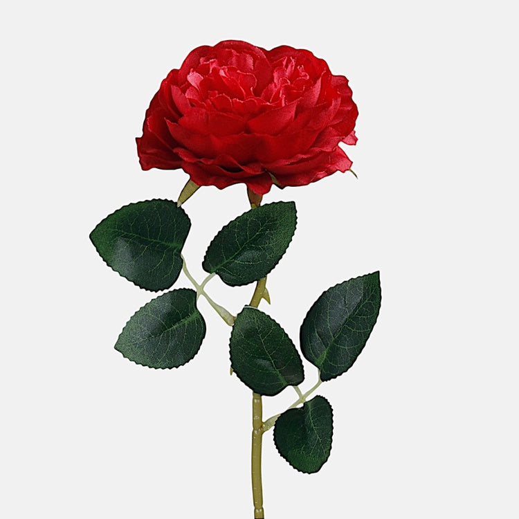 Ruusu tekokukka punainen - Tekokukat.fi