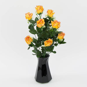 Dk. Keltainen/vaaleanpunainen reuna