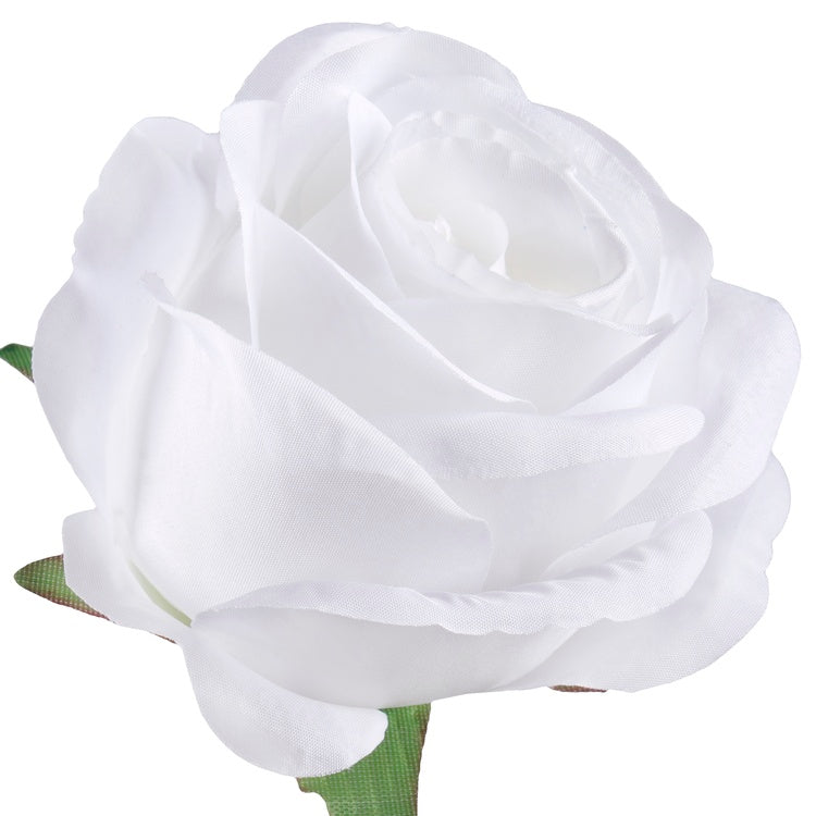 Ruusunnuppu Valkoinen - Tekokukat.fi